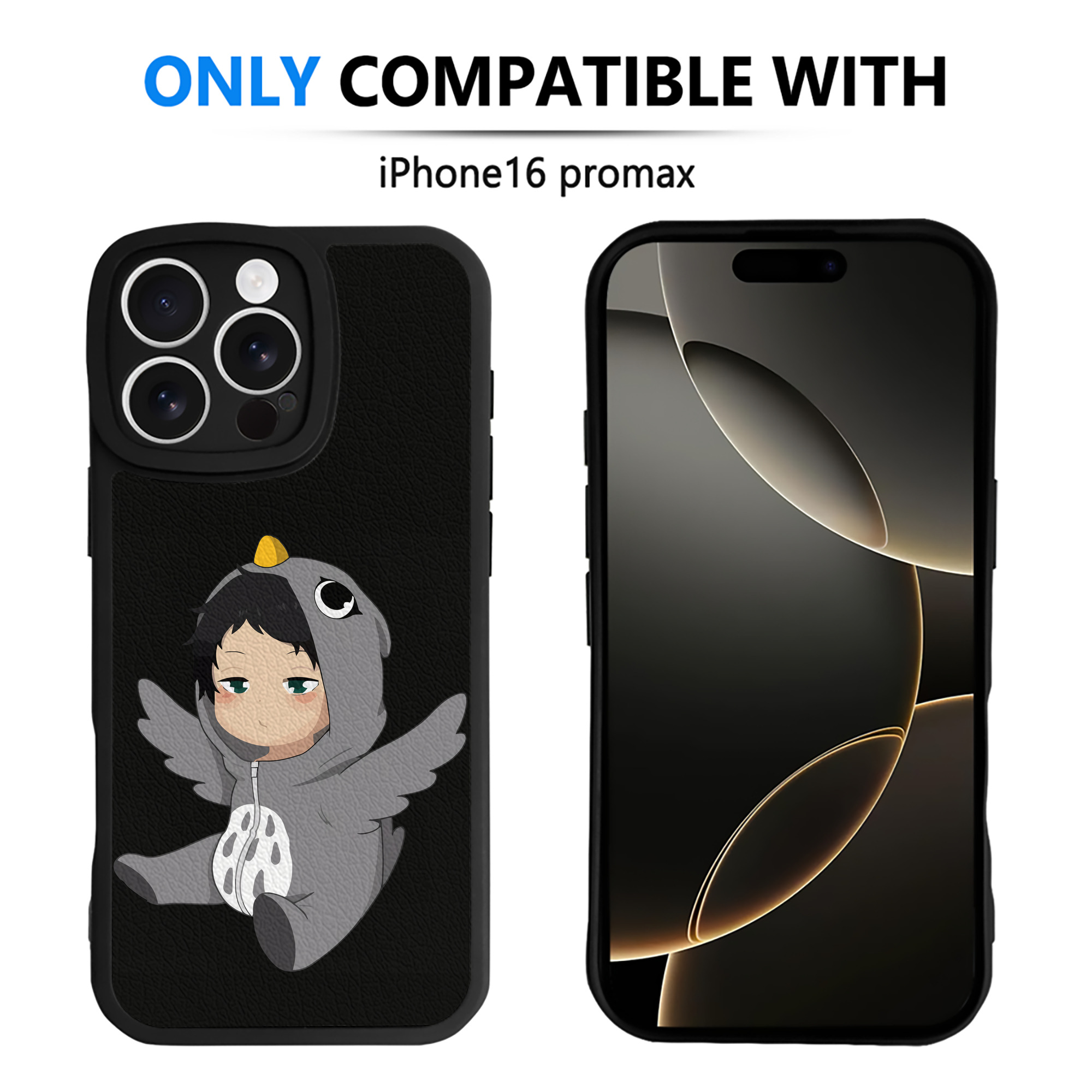 （画像用） ハイキュー!! Haikyu!! 【iPhone 16シリーズ対応】シリコンスマホケース（レザー調） 材質：シリコン